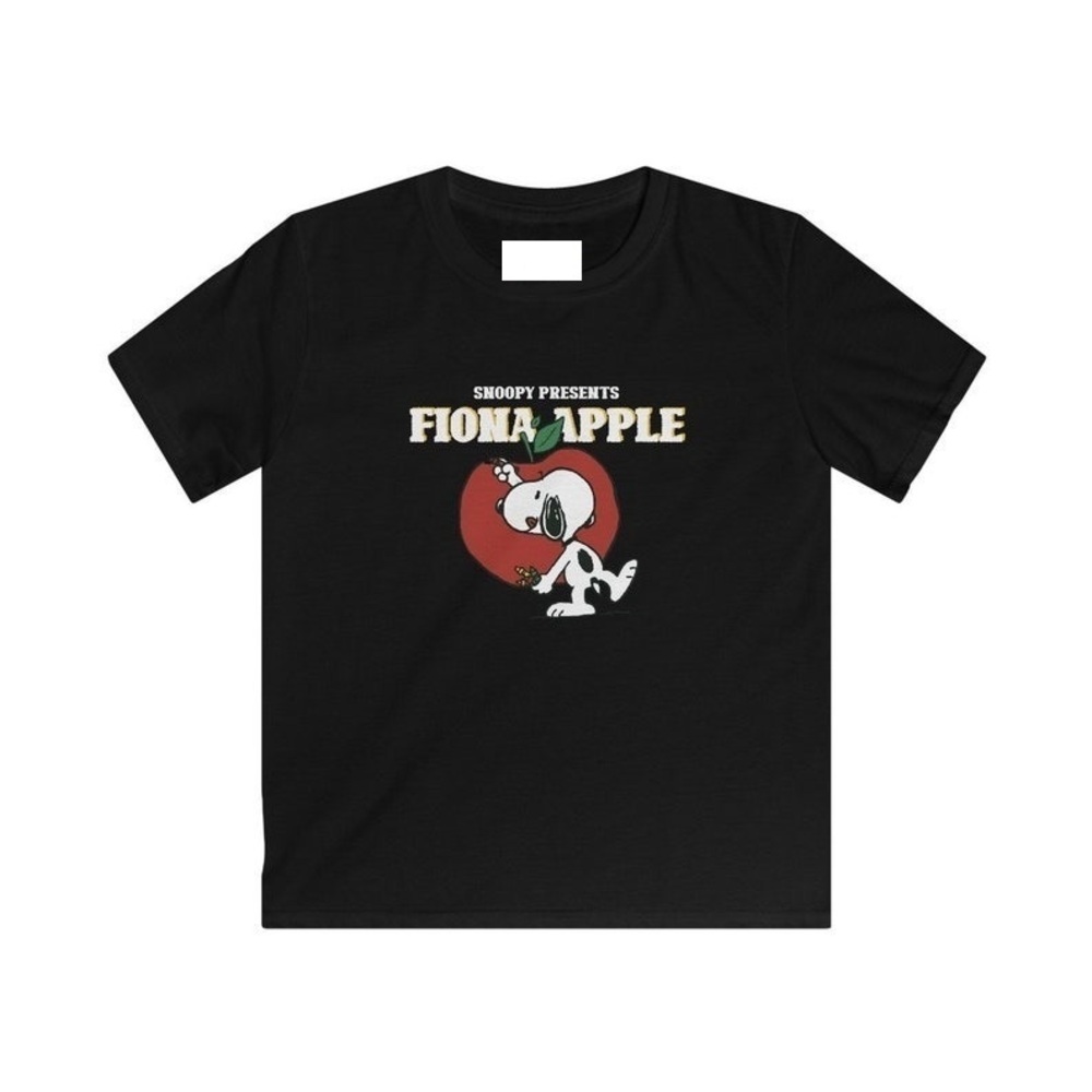 F Is For Fiona Black Tee - Fiona Apple 1990s